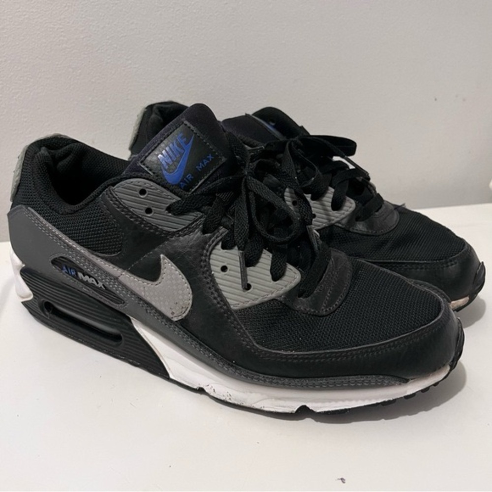 Nike Air Max 90 black silver iron grey reflective dm9102 002 men shoes 11 USA